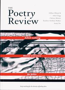 The Poetry Review Magazine  Order Online
