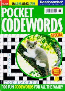 Pocket Codewords Special Magazine Issue NO 106 