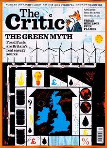 The Critic Magazine APR 26 Order Online