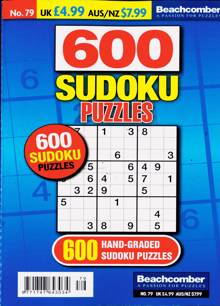 600 Sudoku Puzzles Magazine Issue NO 79 