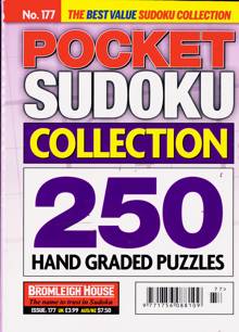 Pocket Sudoku Collection Magazine Issue NO 177 