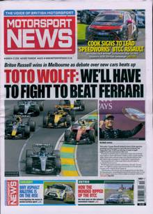 Motorsport News Magazine 12/03/2026 Order Online