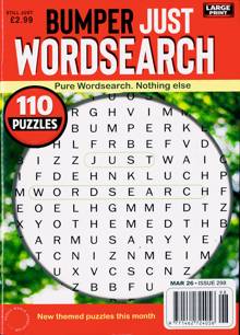 Bumper Just Wordsearch Magazine Issue NO 298 
