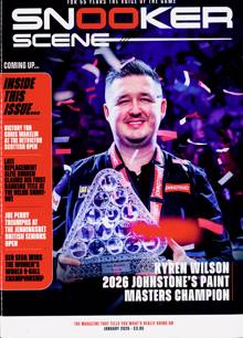 Snooker Scene Magazine Issue JAN 26 
