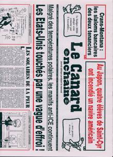 Le Canard Enchaine Magazine Issue NO5490