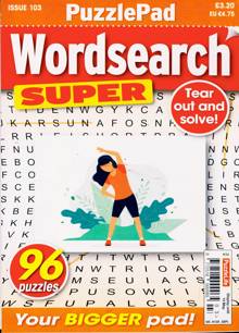 Puzzlelife Wordsearch Super Magazine NO 103 Order Online