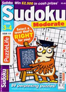 Puzzlelife Sudoku L 3 4 Magazine NO 117 Order Online
