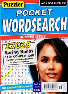 Puzzler Pocket Wordsearch Magazine Issue NO 516 
