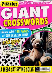 Puzzler Giant Crosswords Magazine Issue NO 1