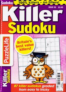 Puzzlelife Killer Sudoku Magazine Issue NO 52