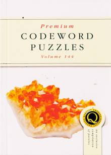 Premium Codeword Puzzles Magazine Issue NO 144