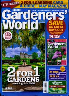 Bbc Gardeners World Magazine MAY 26 Order Online