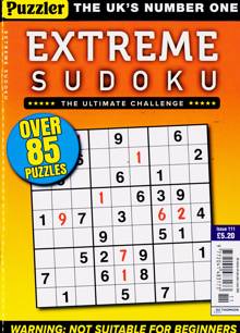 Extreme Sudoku Magazine Issue NO 111 