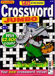 Family Crossword Jumbo Magazine Issue NO 73 
