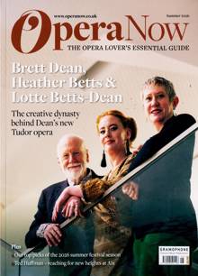 Opera Now Magazine  Order Online