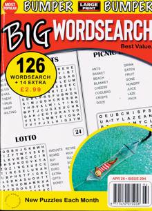 Bumper Big Wordsearch Magazine Issue NO 294