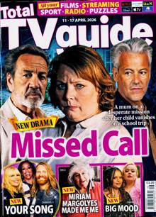 Total Tv Guide England Magazine Issue NO 16