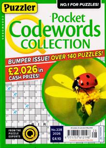 Puzzler Q Pock Codewords C Magazine NO 228 Order Online