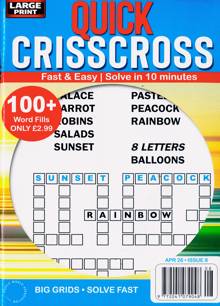 Quick Criss Cross Magazine Issue NO 8