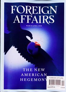 Foreign Affairs Magazine MAR-APR Order Online