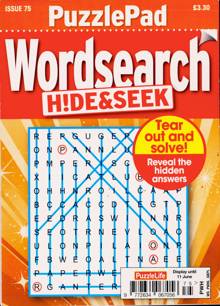 Puzzlelife Ppad Wordsearch H&S Magazine Issue NO 75