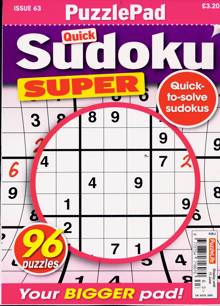 Puzzlelife Sudoku Super Magazine Issue NO 63