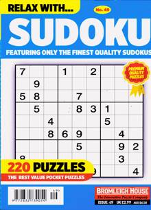 Relax With Sudoku Magazine Issue NO 49