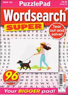 Puzzlelife Wordsearch Super Magazine Issue NO 104