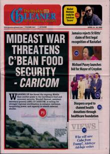 Gleaner Magazine 16/04/2026 Order Online