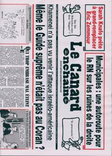 Le Canard Enchaine Magazine Issue NO5495