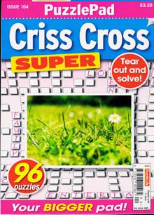 Puzzlelife Criss Cross Super Magazine Issue NO 104