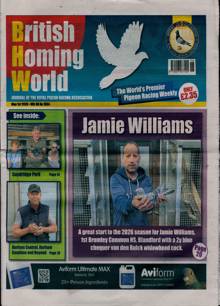 British Homing World Magazine Issue NO 7834