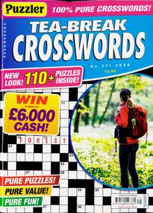 Puzzler Tea Break Crosswords Magazine NO 371 Order Online