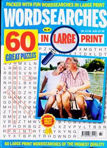 Wordsearches In Large Print Magazine NO 81 Order Online