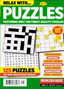 Relax With Puzzles Magazine Issue NO 31 
