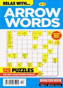 Relax With Arrow Words Magazine NO 12 Order Online
