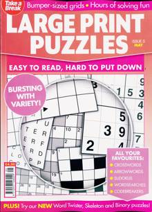 Tab Big Bett Large Print Puzz Magazine Issue NO 5 