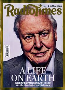 Radio Times England Magazine Issue 02/05/2026