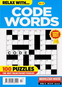Relax With Codewords Magazine NO 13 Order Online