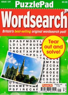 Puzzlelife Ppad Wordsearch Magazine Issue NO 129 