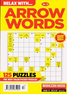 Relax With Arrow Words Magazine NO 13 Order Online