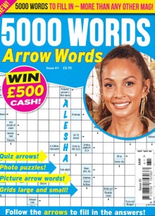 5000 Words Arrowwords Magazine NO 61 Order Online
