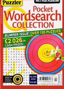 Puzzler Q Pock Wordsearch Magazine Issue NO 290