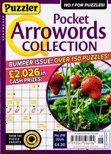 Puzzler Q Pock Arrowords C Magazine Issue NO 218