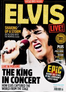 Vintage Rock Presents Magazine ELVIS LIVE Order Online