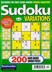 Sudoku Variations Magazine Issue NO 105