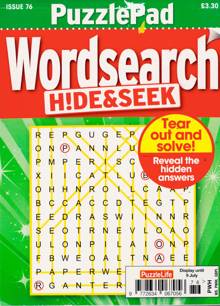 Puzzlelife Ppad Wordsearch H&S Magazine Issue NO 76 