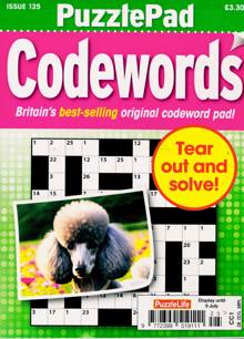 Puzzlelife Ppad Codewords Magazine Issue NO 125