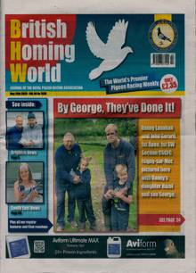 British Homing World Magazine Issue NO 7838 