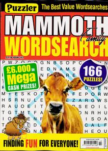 Puzz Mammoth Fam Wordsearch Magazine NO 142 Order Online